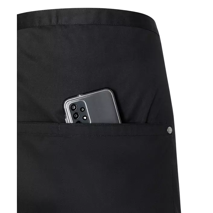 Karlowsky ROCK CHEF® waist apron, Black, Black, large image number 3