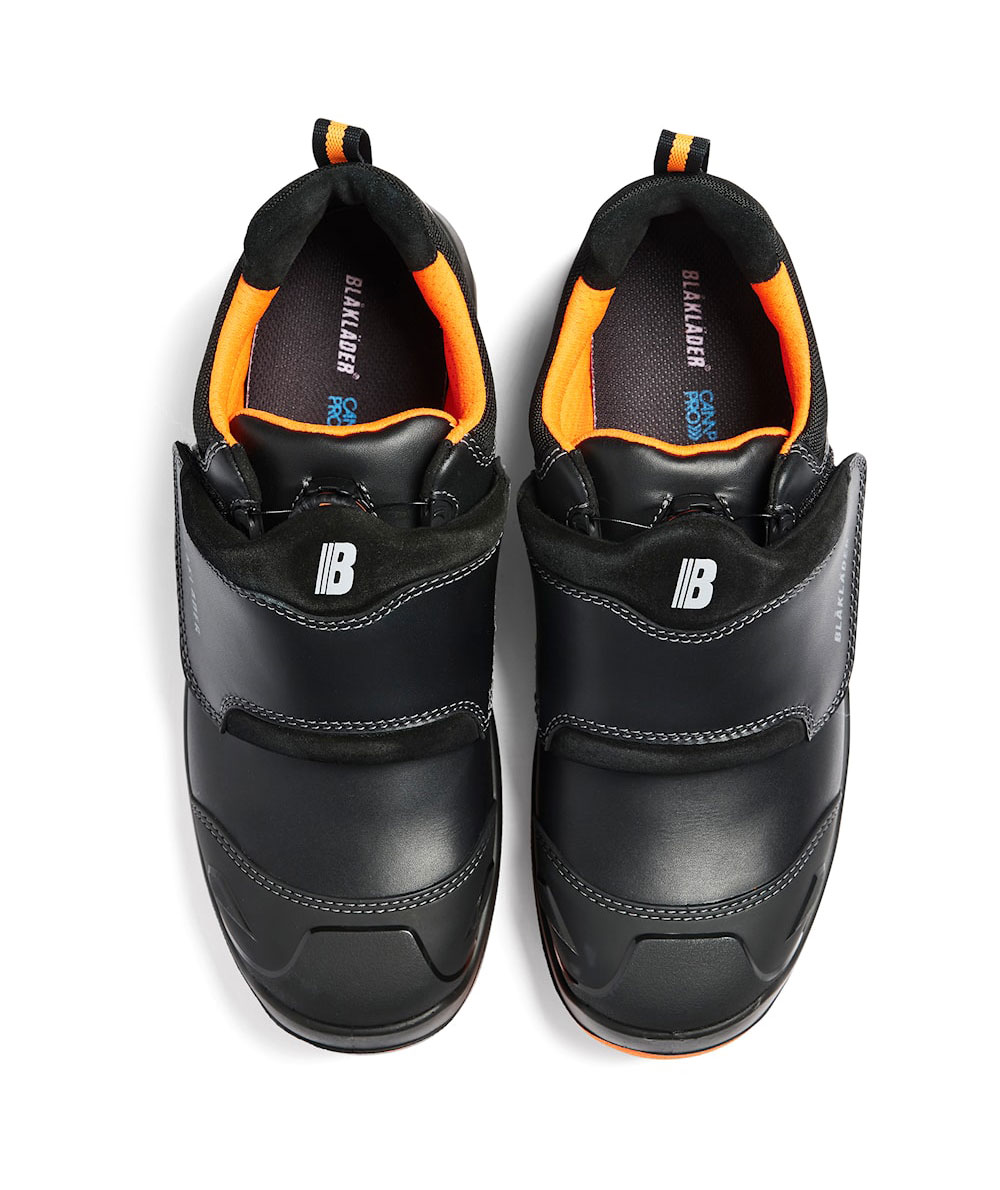 Bl&aring;kl&auml;der&nbsp;Asfalt safety shoes S2, Black/Orange, large image number 1