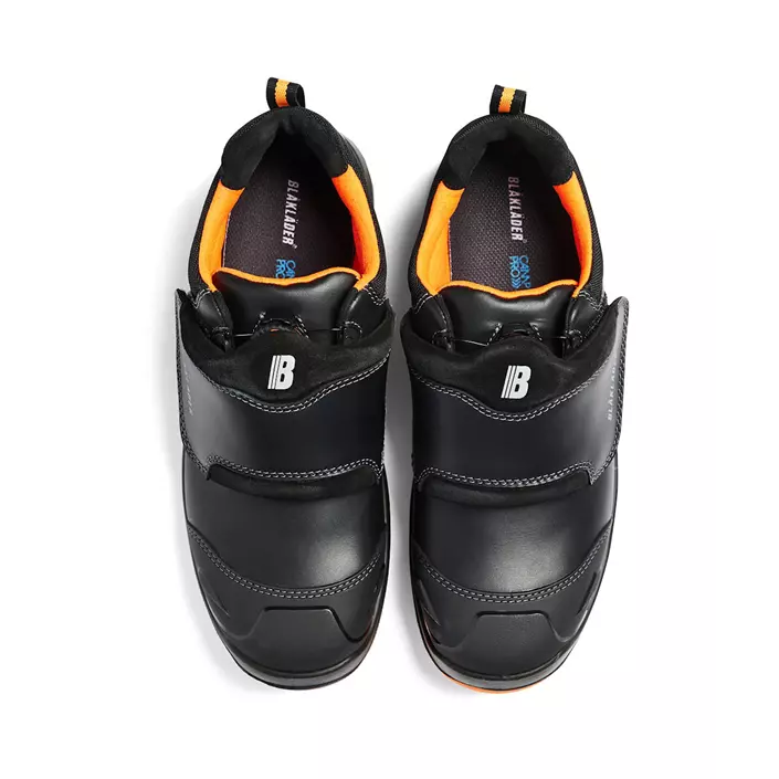 Blåkläder Asfalt safety shoes S2, Black/Orange, large image number 1