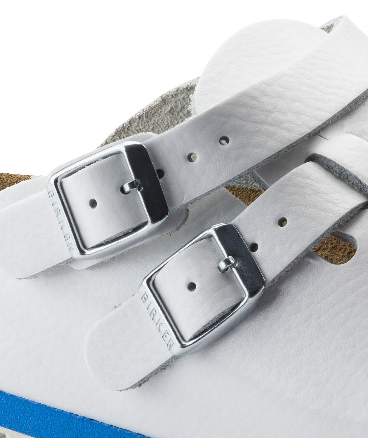 Birkenstock Kay SL Narrow Fit women's sandals, White/Blue, large image number 7