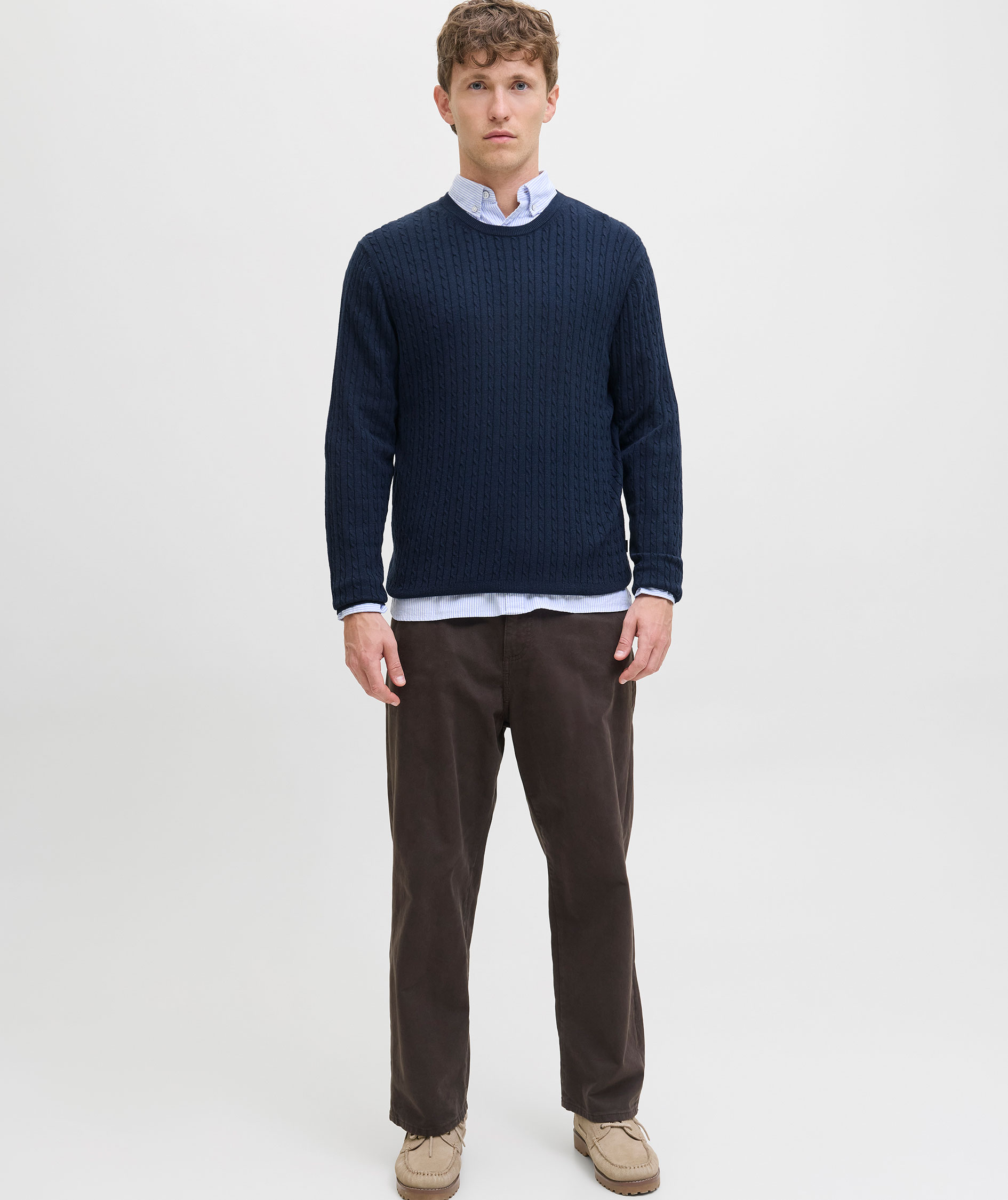 Jack & Jones JJEEMIL striktr&oslash;je, Navy Blazer, large image number 5