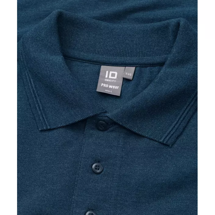 ID PRO Wear Poloshirt mit Brusttasche, Blau Melange, large image number 3