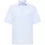 Eterna Uni Comfort fit kortærmet Poplin skjorte, Lyseblå Eterna Uni Comfort fit kortærmet Poplin skjorte