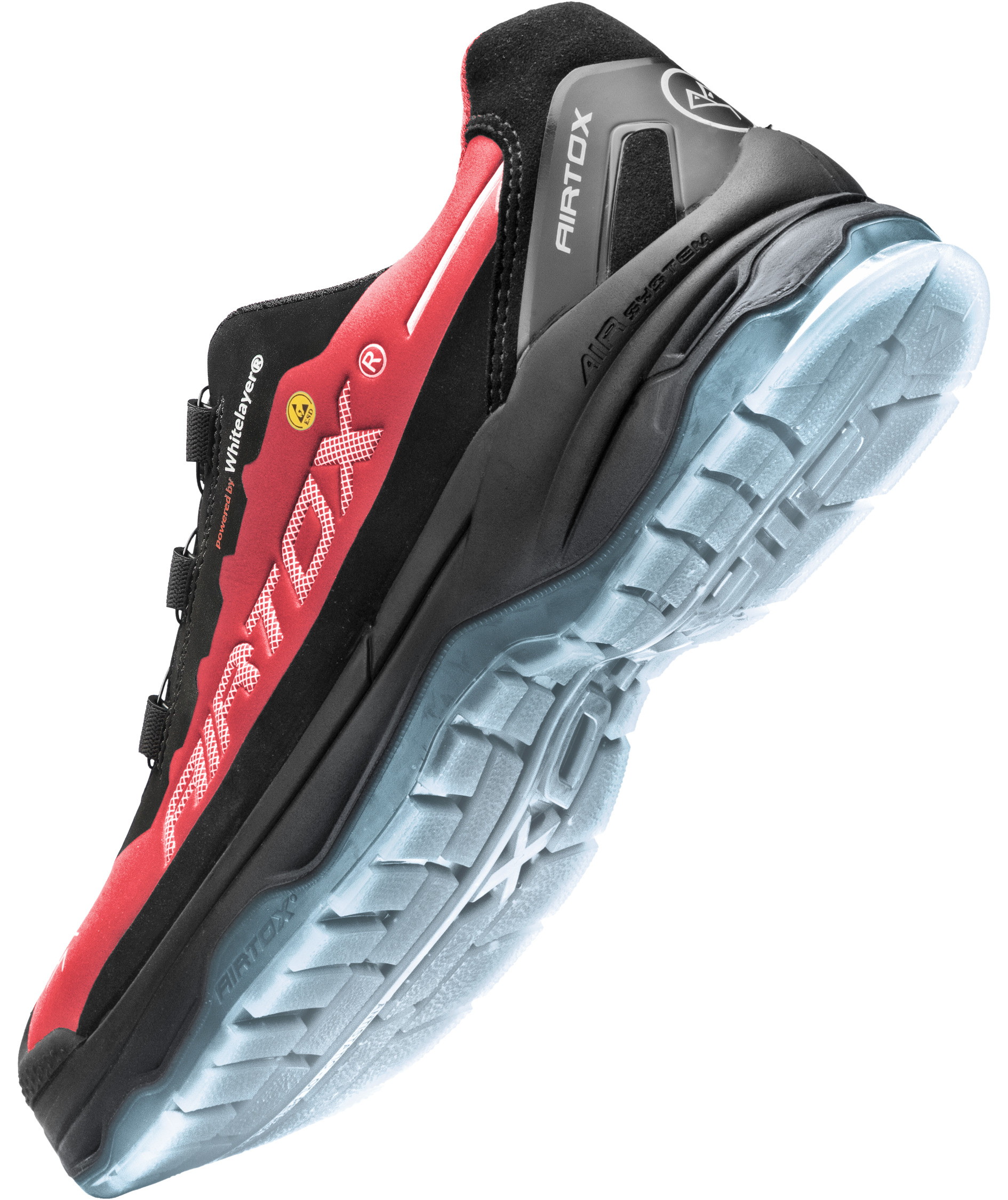 Airtox TX44 safety shoes S3, Red/Black, large image number 2