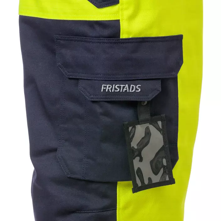 Fristads Flame winter work trousers 2588, Hi-vis Yellow/Marine, large image number 5