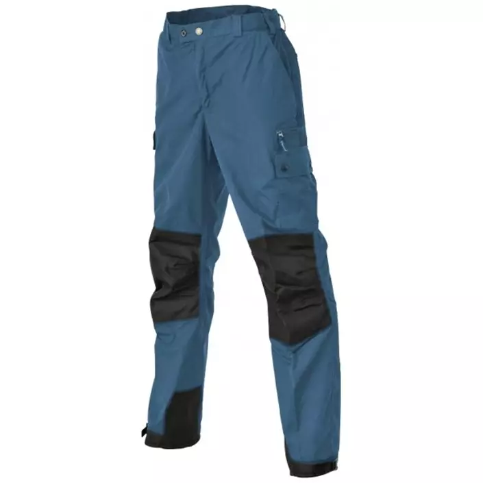 Pinewood Lappland outdoor trousers for kids, Steel Blue/Black, large image number 0