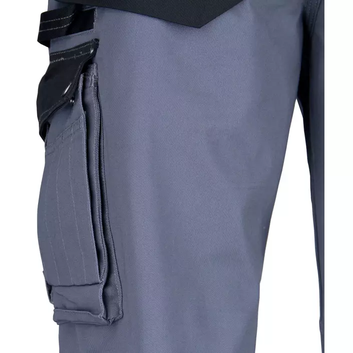 Kramp Original work trousers with belt, Grey/Black, large image number 7