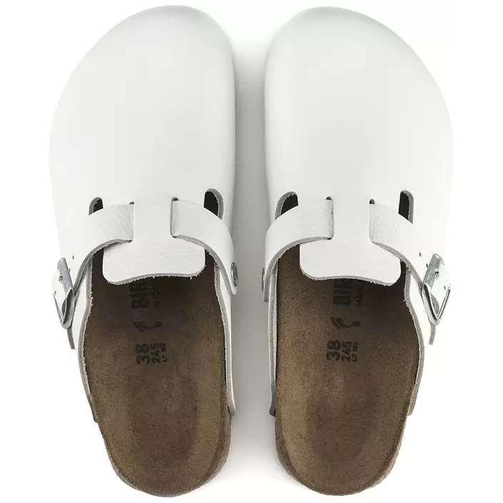 Birkenstock Boston Supergrip Narrow Fit sandals, White, large image number 3