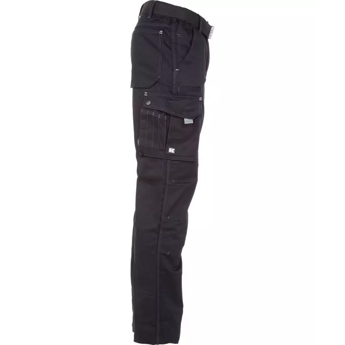 Kramp Original Light work trousers with belt, Black, large image number 3