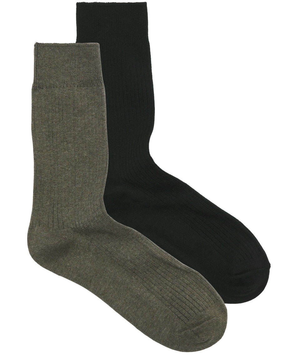 Black/Olive Night Melange