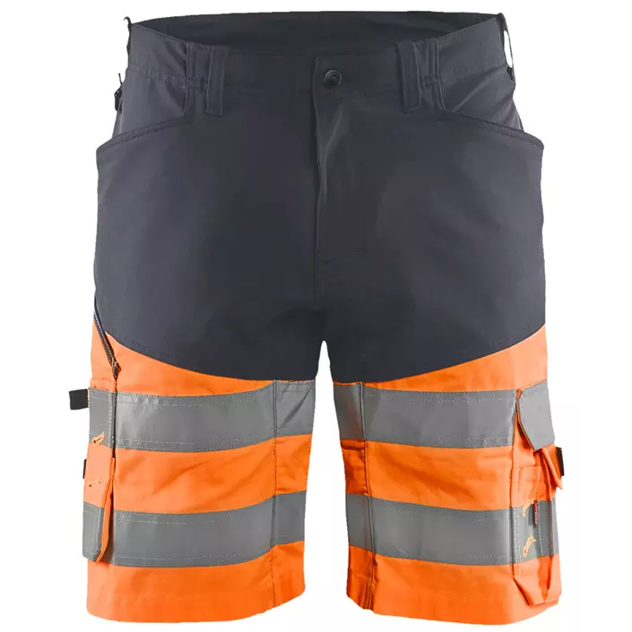 Blåkläder arbeidsshorts, Middels grå/Hi-Vis Oransje, large image number 0