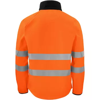 ProJob softshell jacket 6432, Hi-Vis Orange/Black