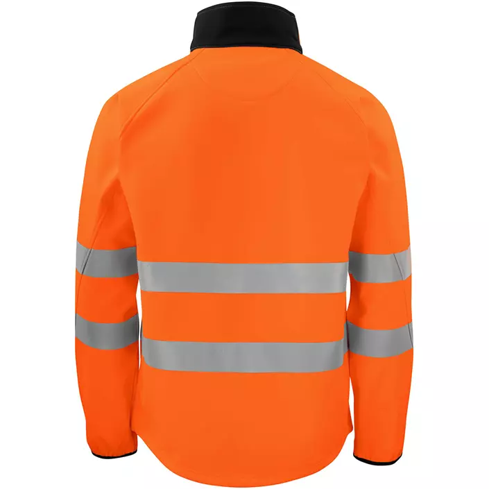 ProJob softshell jacket 6432, Hi-Vis Orange/Black, large image number 1