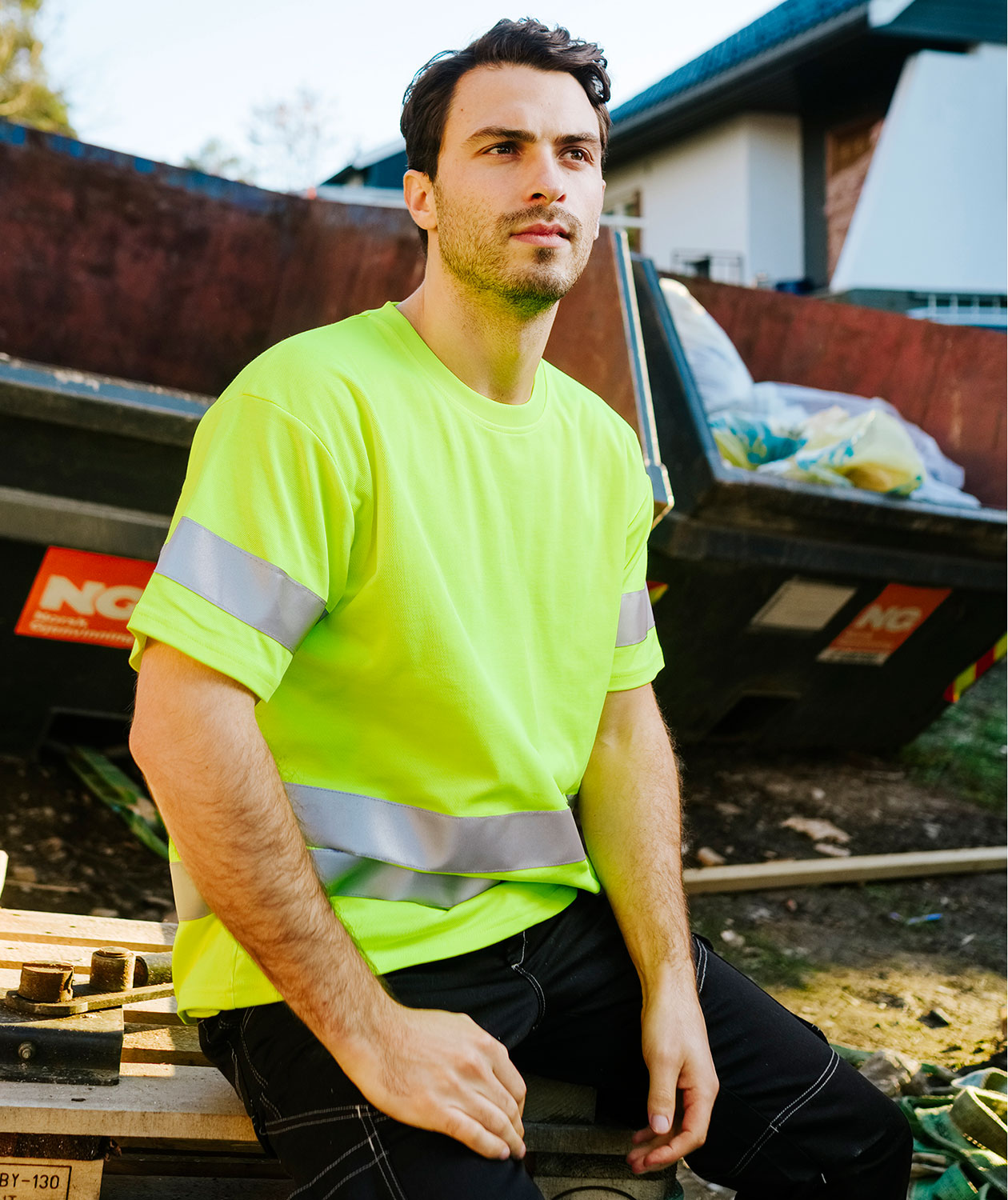 YOU Landskrona T-shirt, Varsel Gul