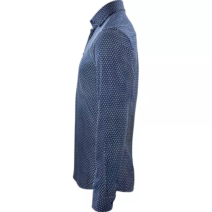 J. Harvest & Frost Piqué Indigo Bow 131 slim fit skjorte, Navy Print, large image number 2