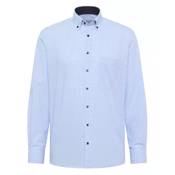 Eterna Poplin Comfort fit skjorte, Light blue