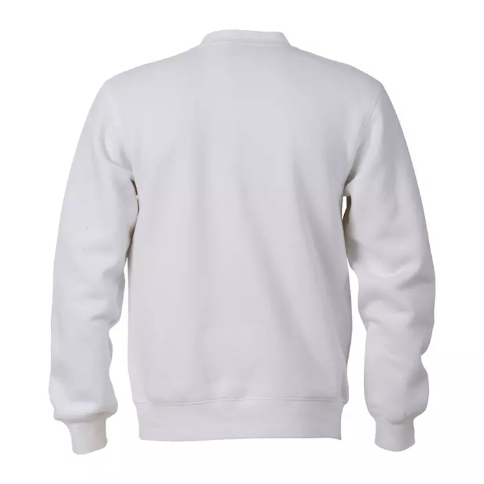 Fristads Acode klassisk collegetröja/sweatshirt, Vit, large image number 1