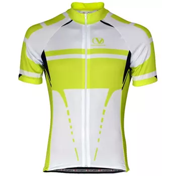 Vangàrd Men Bike short-sleeved Jersey, Hvid/Grøn