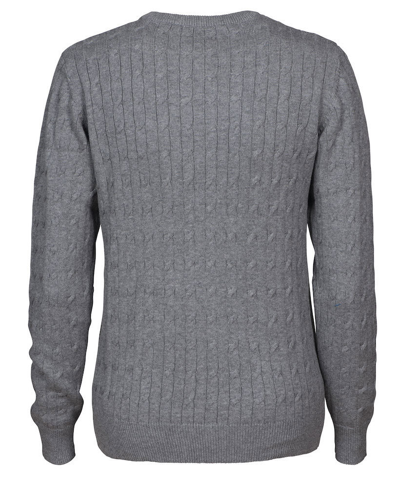 Cutter & Buck Damen Strickpullover, Grau Melange