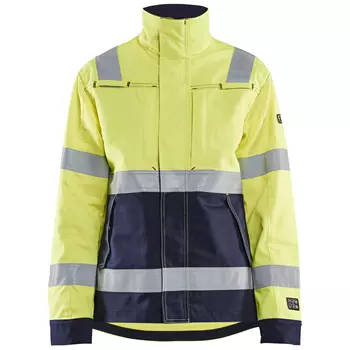 Blåkläder Multinorm arbetsjacka dam, Varsel gul/marinblå