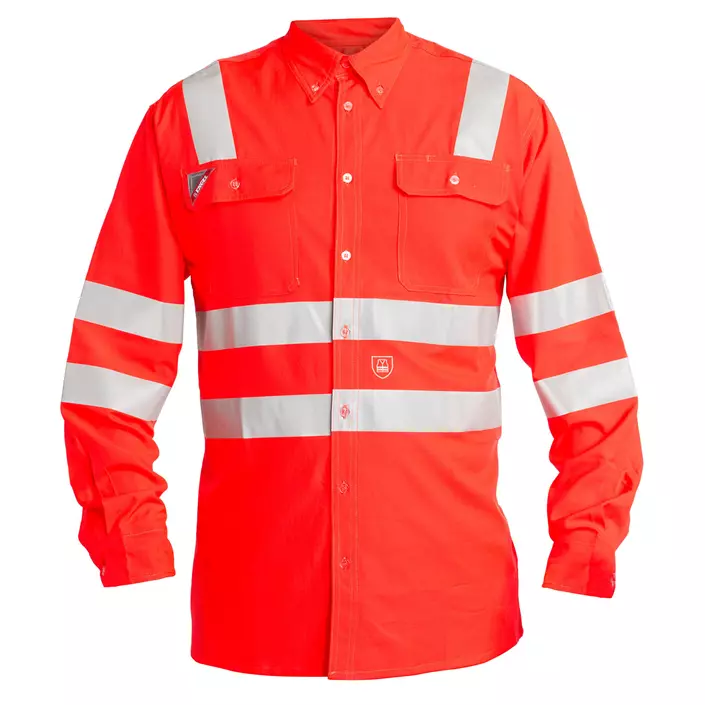 Engel work shirt, Hi-Vis Red, large image number 0