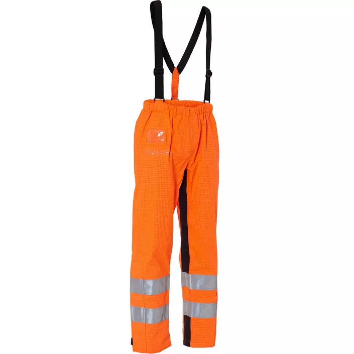 Elka Multinorm trousers with braces, Hi-vis Orange/Marine, large image number 0