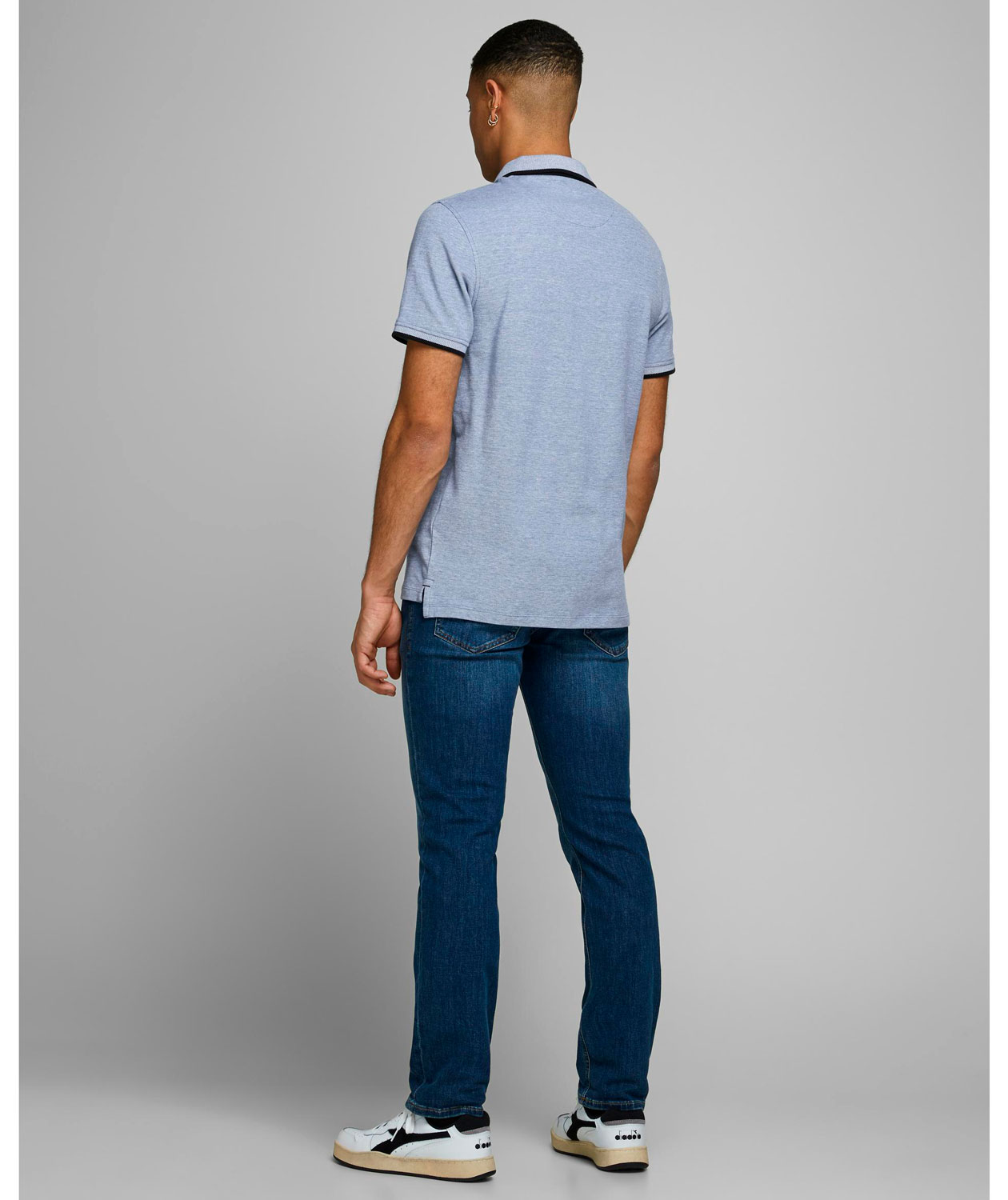 Jack & Jones JJEPAULOS polo T-skjorte, Bright Cobalt, large image number 2