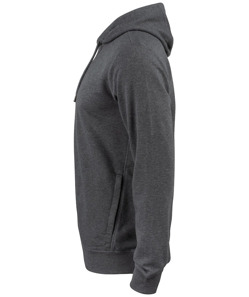 Clique Premium OC hoodie, Antracit Grey, large image number 3