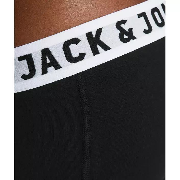Jack & Jones Sense 3-pak boxershorts, Sort/Hvid, large image number 3