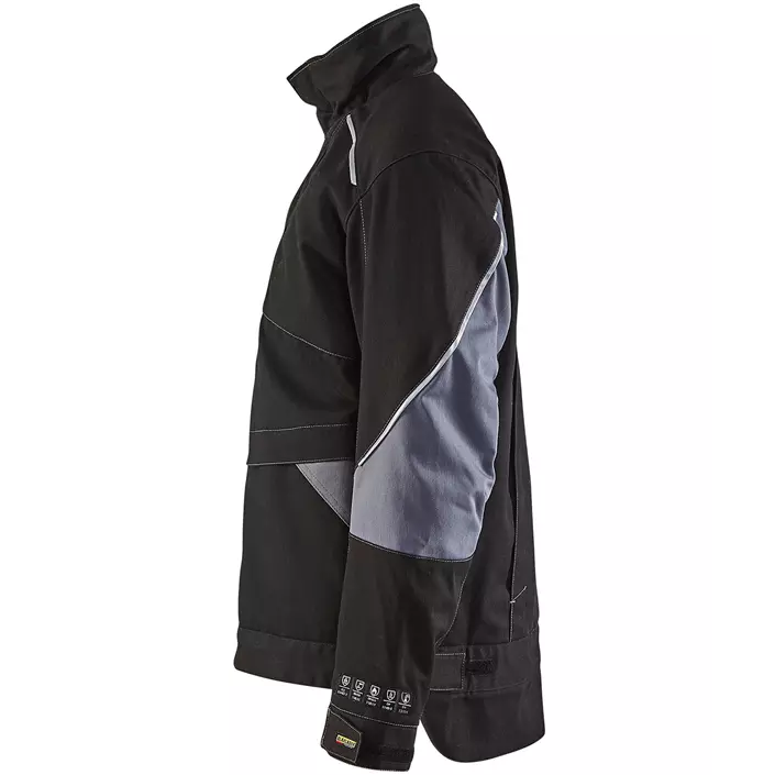 Blåkläder Anti-Flame winter jacket, Black/Grey, large image number 2