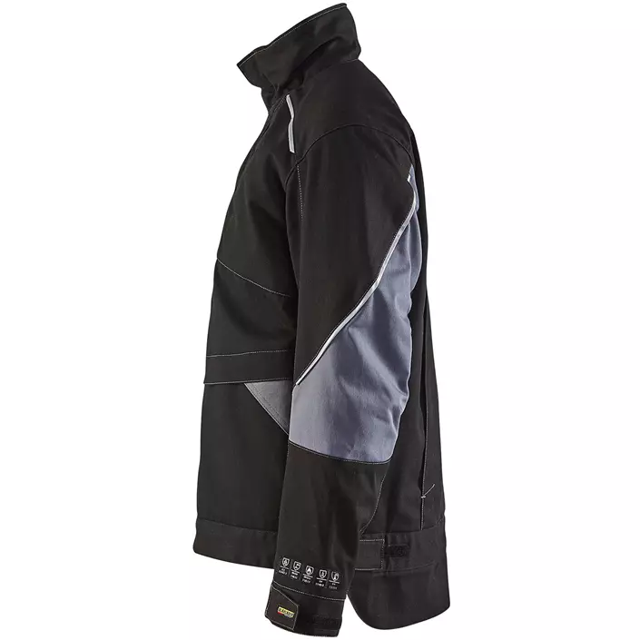 Blåkläder Anti-Flame winter jacket, Black/Grey, large image number 2