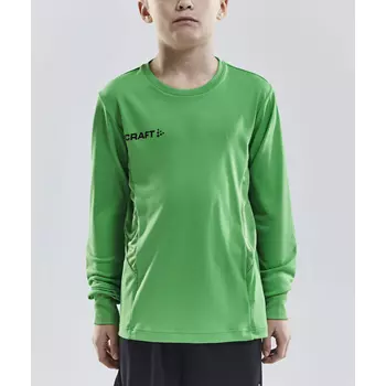 Craft Squad long sleeve goalkeeper jersey for kids, Craft green