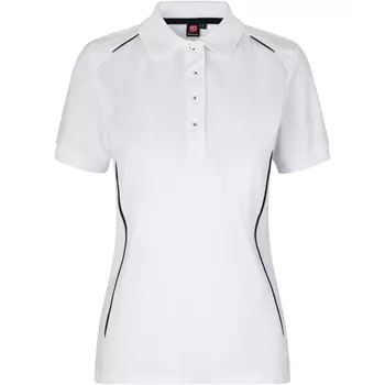 ID PRO Wear dame polo T-shirt, Hvid