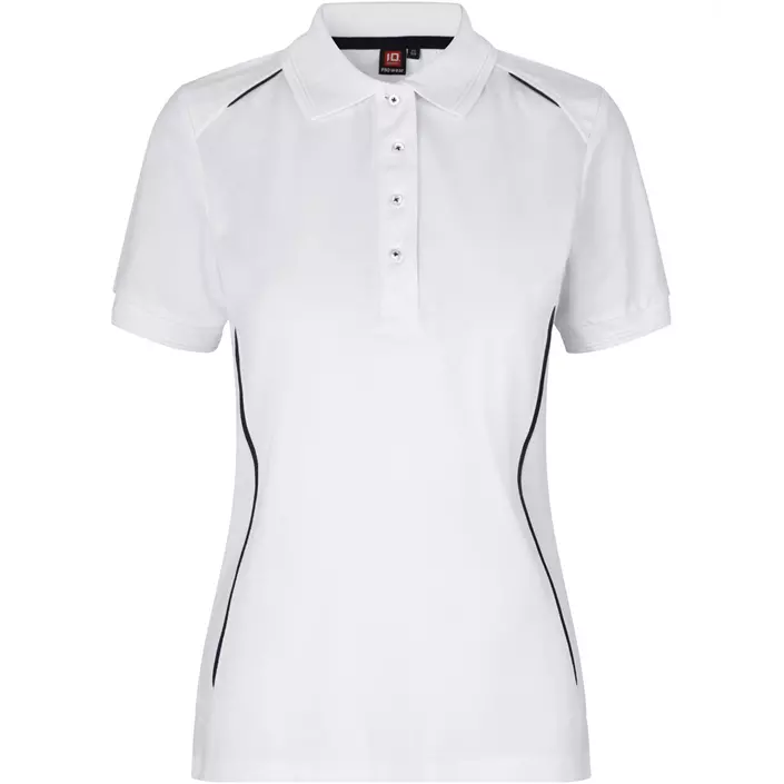 ID PRO Wear dame polo T-shirt, Hvid, large image number 0