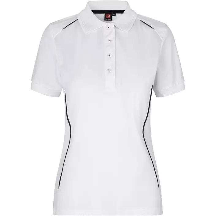 ID PRO Wear dame polo T-skjorte, Hvit, large image number 0
