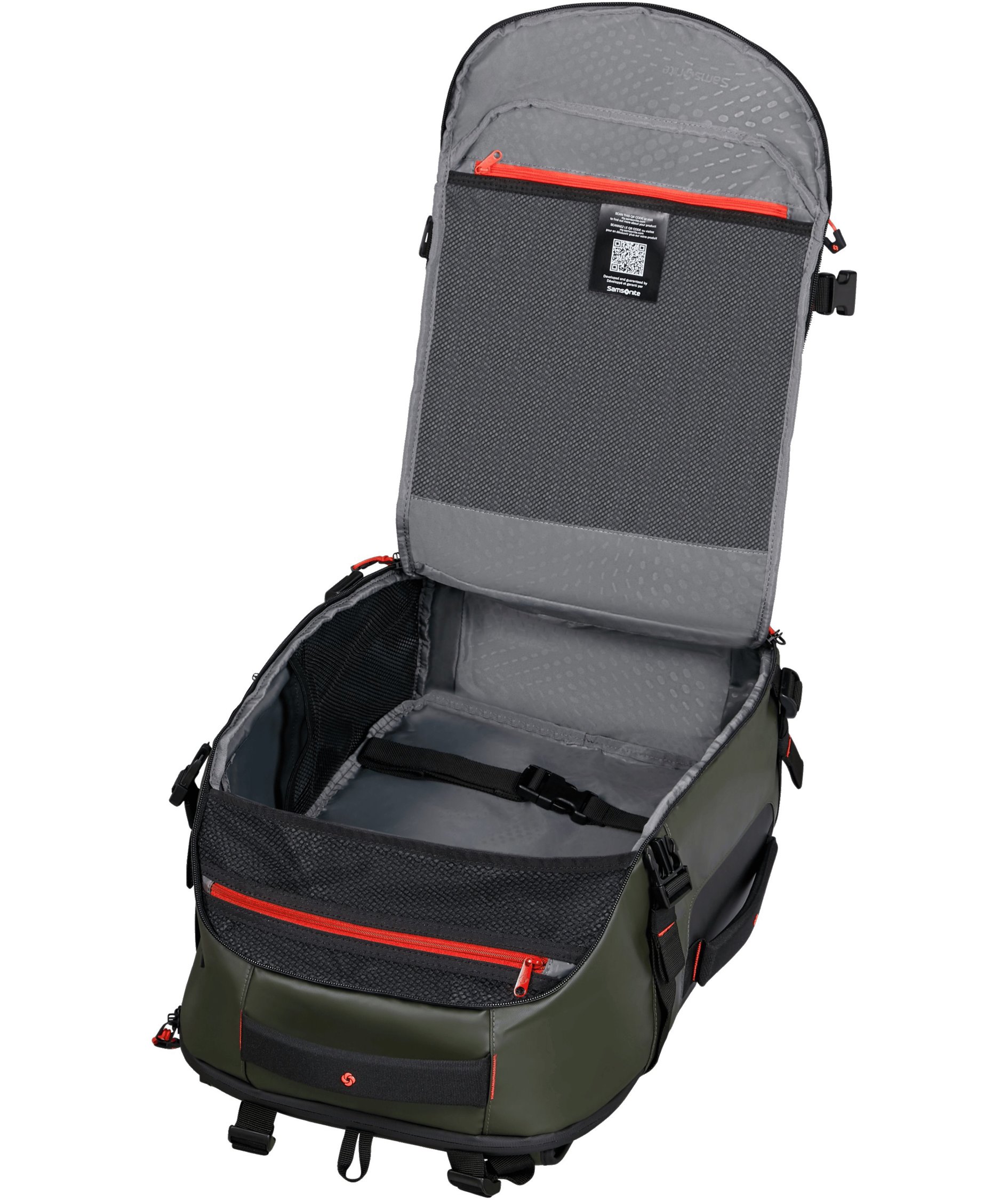 Samsonite Ecodiver Travel ryggs&auml;ck 38L, Climbing Ivy, Climbing Ivy, large image number 3