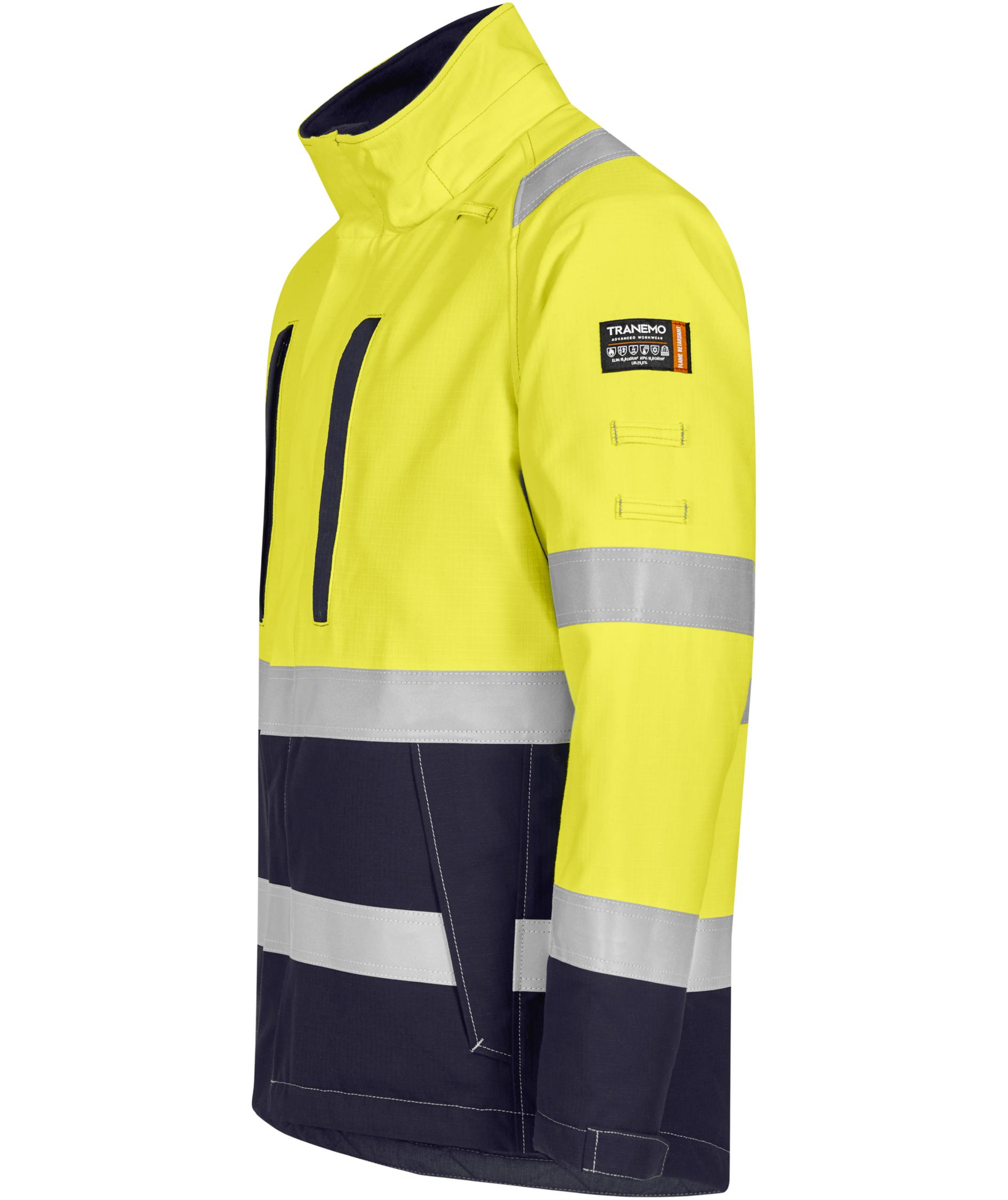 Tranemo Tera TX winter jacket, Hi-Vis yellow/marine, large image number 2