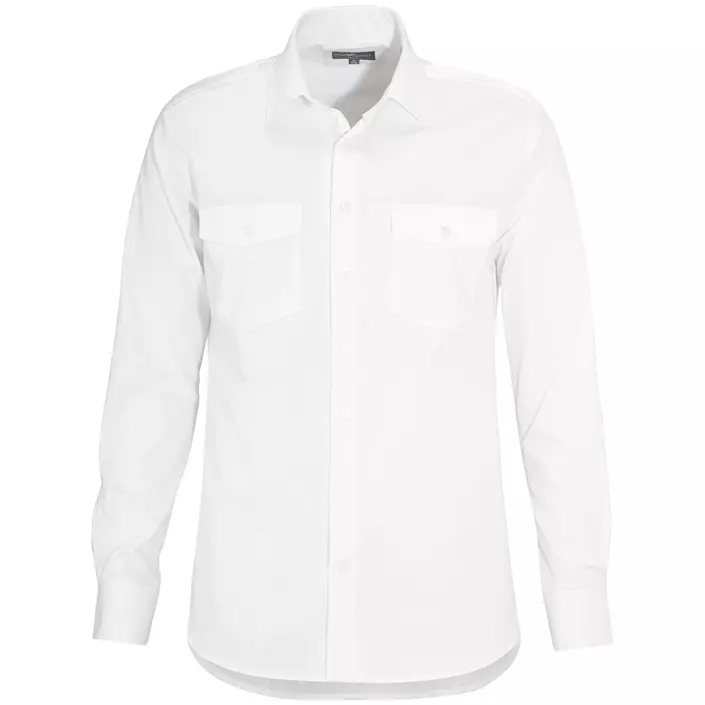 Derby of Sweden Maverick Slim Fit Pilotenhemd, White, large image number 0