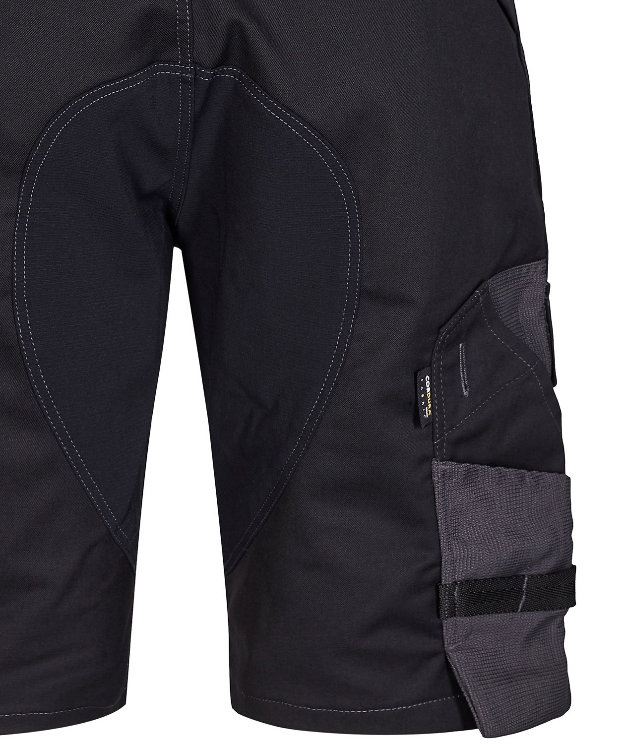 Engel X-treme work shorts w. stretch, Black/Anthracite, large image number 3