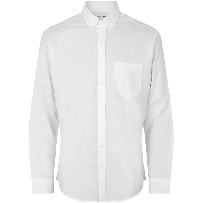Seven Seas Oxford Modern fit skjorte, Hvit, large image number 0