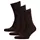 Westborn Basic 3-pack strumpor med ull, Brown, Brown, swatch