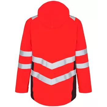 Engel Safety parka shell jacket, Red/Black