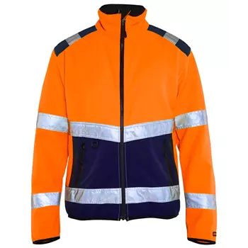 Blåkläder softshelljacka, Varsel Orange/Marinblå