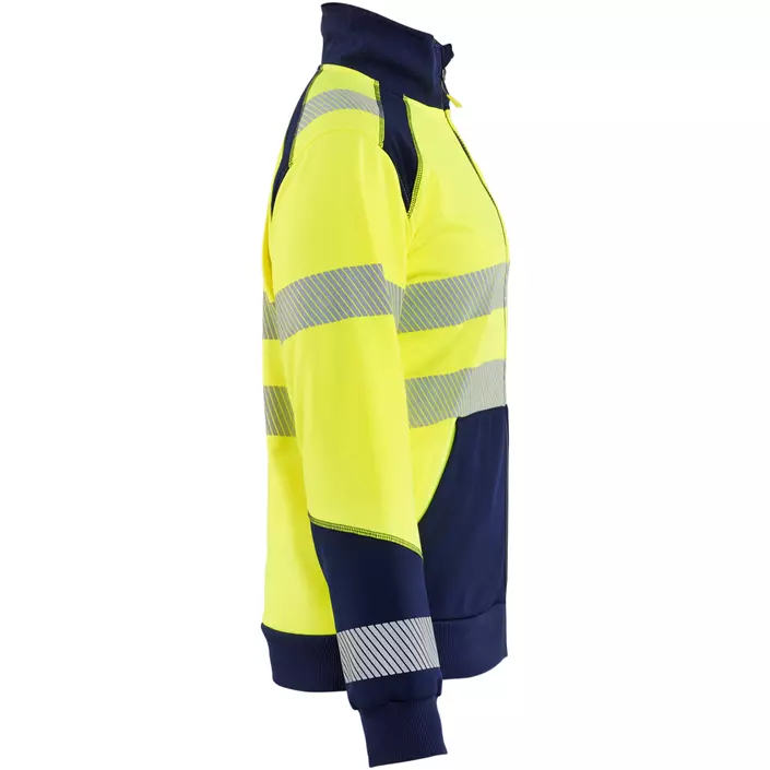 Blåkläder Damen Cardigan, Hi-Vis gelb/marine, large image number 3
