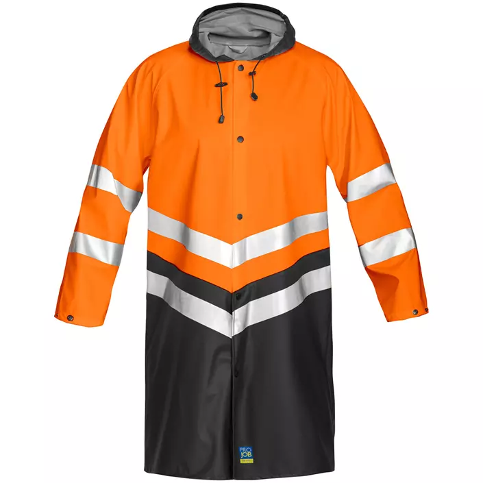 ProJob raincoat 6403, Hi-Vis Orange/Black, large image number 0