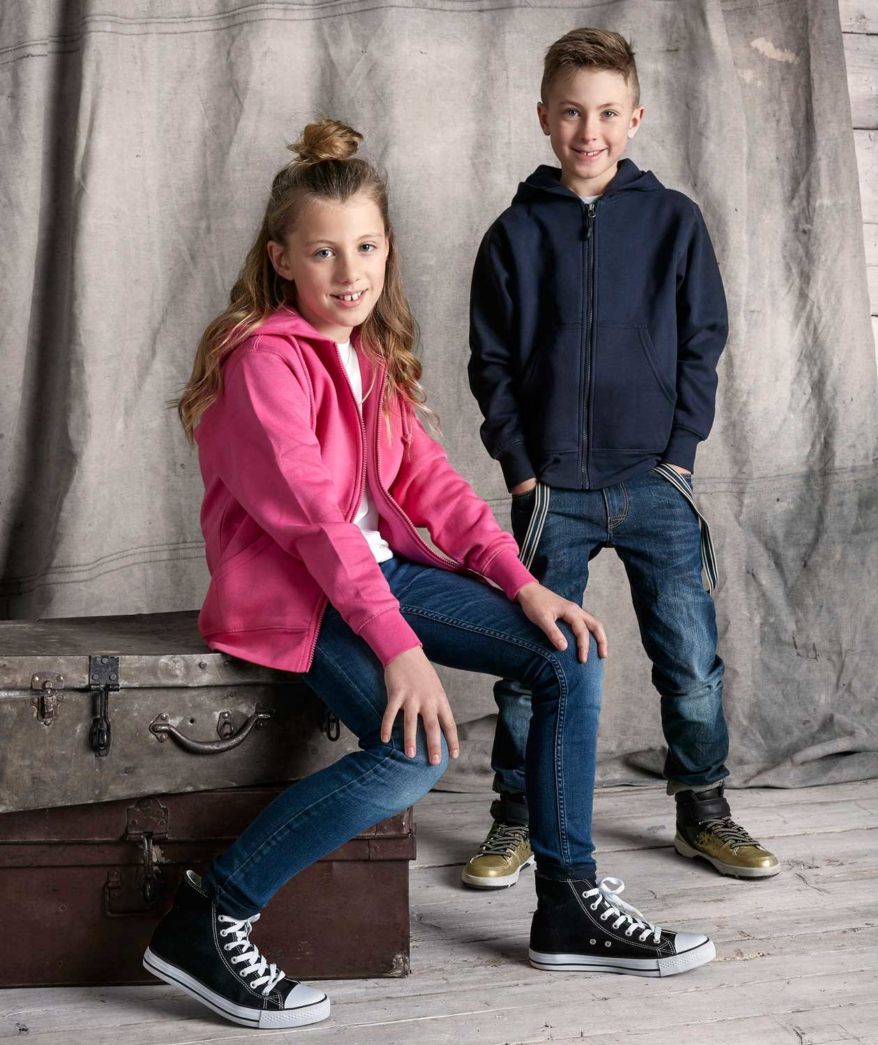 South West Parry hoodie for kids, Navy, large image number 3