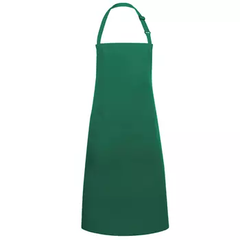 Karlowsky Basic smækforklæde med lommer, Skovgrøn