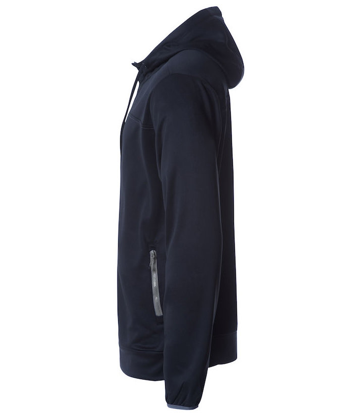 Clique Ottawa hoodie med blixtl&aring;s, M&ouml;rk Marinbl&aring;, large image number 6