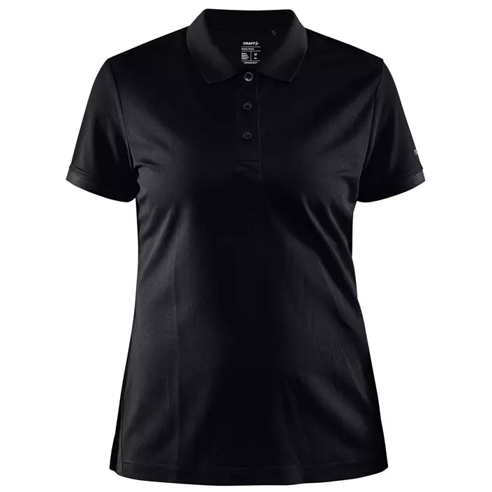 Craft Core Unify dame polo T-skjorte, Svart, large image number 0