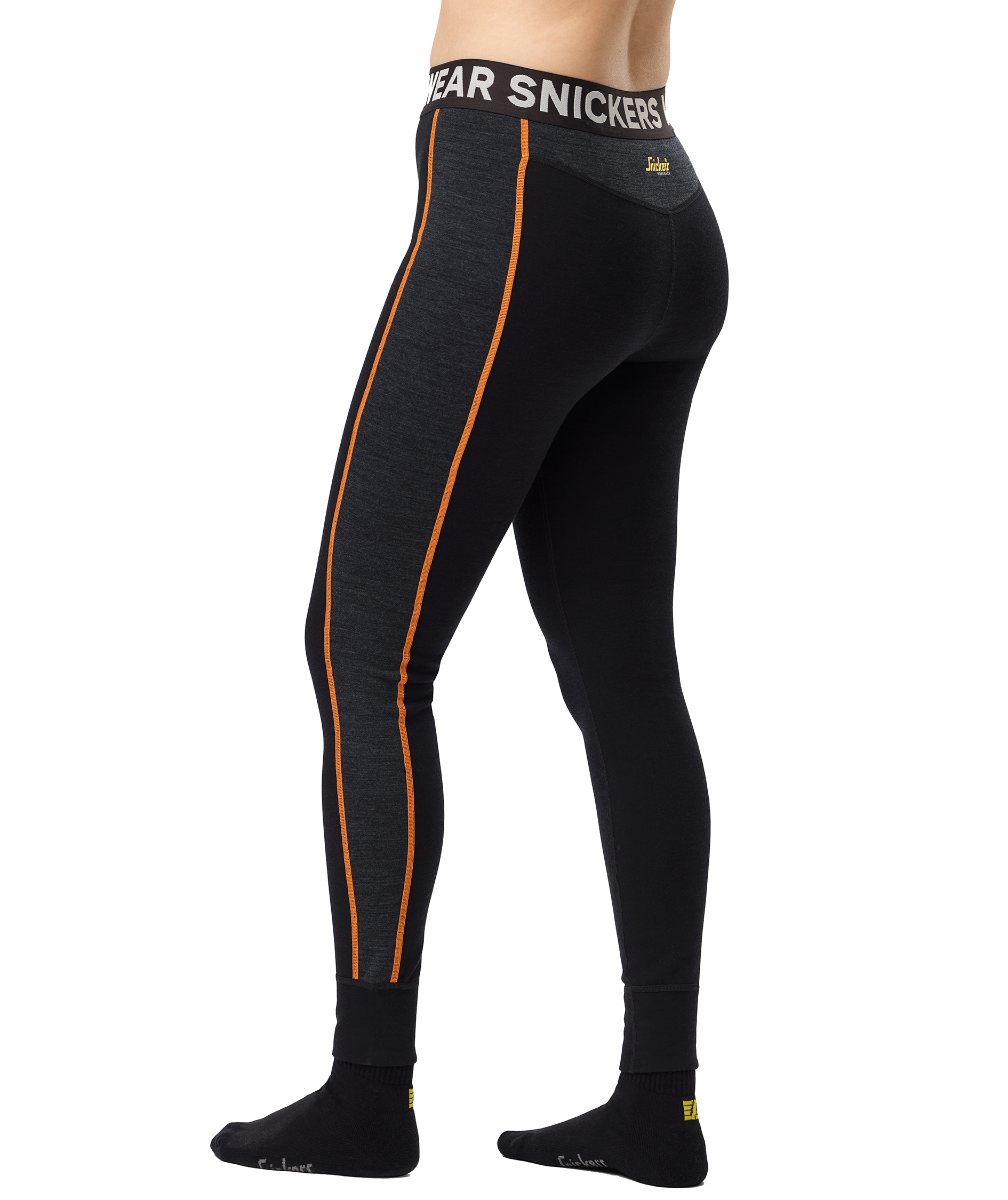 Snickers women's thermal long johns with merino wool 9471, Black/Anthracite Melange, large image number 9